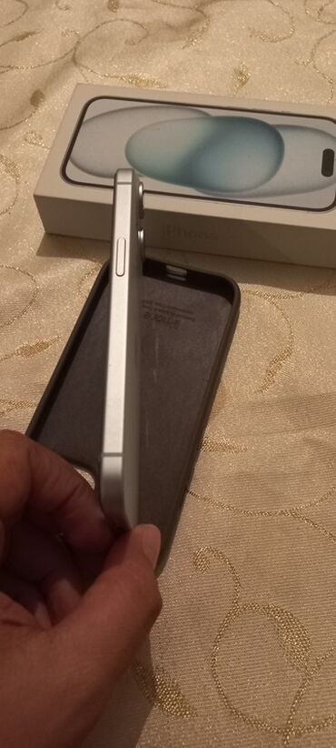 iphone 15 satis: IPhone 15, 128 GB, Gümüşü, Face ID