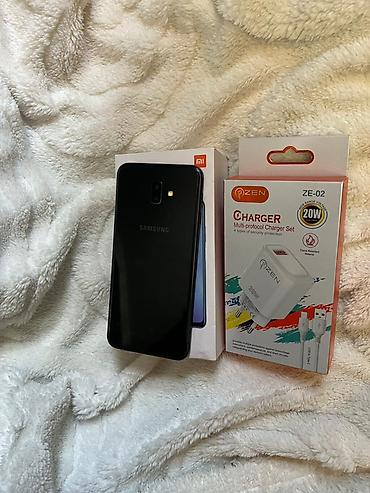 samsung galaxy note 6: Samsung Galaxy J6 Plus, rəng - Qara, Barmaq izi, Face ID — 7