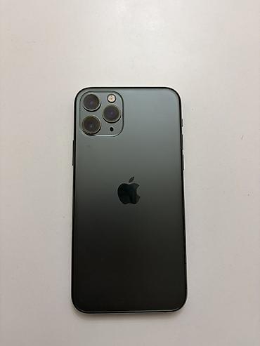 Уюлдук телефондор жана аксессуарлар: IPhone 11 Pro, Колдонулган, 64 ГБ, Matte Midnight Green, 84 % — 1