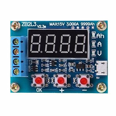 Мультиметры и тестеры: ZB2L3 (HW-586 / ZB2LC) Lityum Batareya Tutumu Ölçmə və Boşaltma Modulu — 2