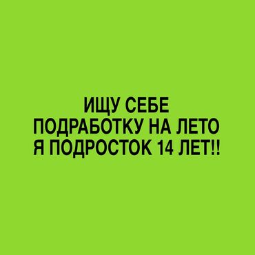 Другие специальности: Предлагаю услуги по любой подработке на летний период для подростка 14