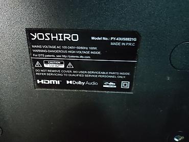 canon 4410 printer: İşlənmiş Televizor Yoshiro LED ekran 43" 4K (3840x2160), Ünvandan götürmə, Ödənişli çatdırılma — 5