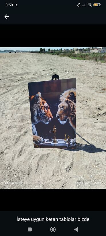 Şəkillər, tablolar: İstəyə uyğun kətan tablolar - Material: keyfiyyətli kətan (canvas) — 8