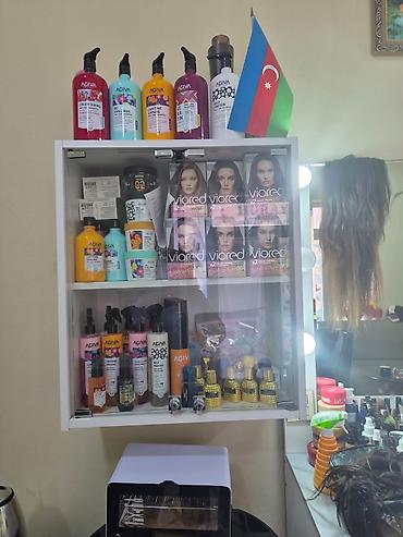 Salon, tibbi mebel: Gözəllik salonu üçün tam təchiz olunmuş vizaj-parikmakser iş yeri - — 2
