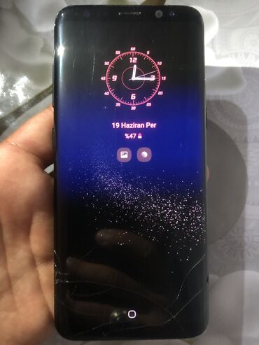 купить бу айфон 8 плюс: Samsung Galaxy S8 Plus, 64 GB, rəng - Qara, Barmaq izi, İki sim kartlı, Face ID