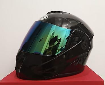 moto r15: Motosiklet dəbilqəsi, 2-ci şəkildəki açılıb-bağlanan mat Qara model — 10