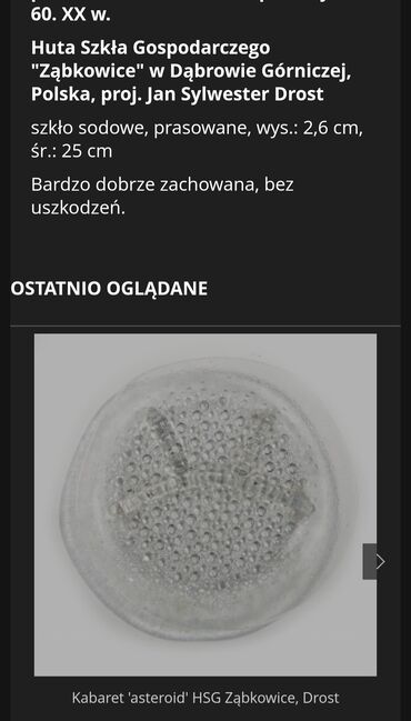Kuhinjski setovi: Tanjir Sahara nov iz 60ih za serviranje dizajner Jan SD staklara na lalafo.rs — 4 Kuhinjski setovi: Tanjir Sahara nov iz 60ih za serviranje dizajner Jan SD staklara — 4