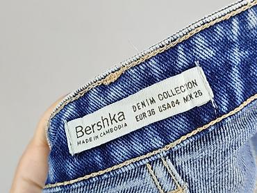 denim: Bershka, Szorty damskie, rozmiar S — 4