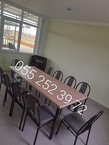 Restoran mebeli: Stul stola resdran çayı evləri̇n qafe baxi çöl stol stul sexdən topdan — 10