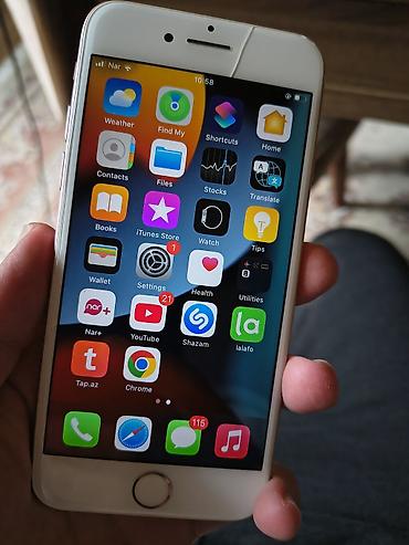 ayfon 2: IPhone 7, Rose Gold, Barmaq izi — 2