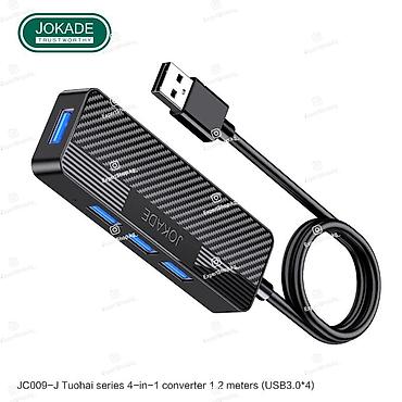 e book: Хаб USB Jokade Hub JC009-J 4-in-1 – имеет 4 порта USB 3.0, цвет — 4
