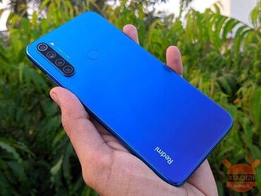 telefon redmi not 7: Xiaomi Redmi Note 8, 64 GB, rəng - Göy, 
 Barmaq izi, Face ID