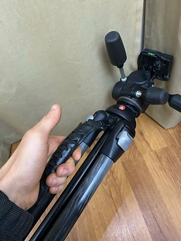 Другие аксессуары для фото/видео: Штатив Manfrotto 055MF4 + голова Manfrotto 808RC4 Б/у в идеальном — 10