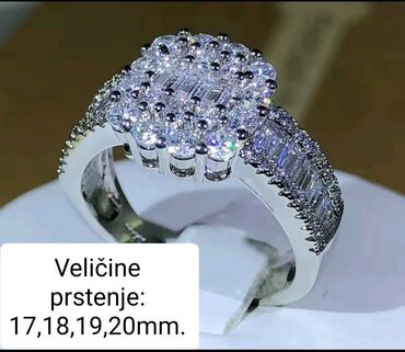 zenski kaiševi i pojasevi: Engagement ring, Material: Cubic zirconia, Crystal
