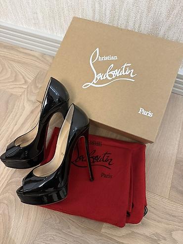 louboutin: Ölçü: 37, rəng - Qara, İşlənmiş — 2