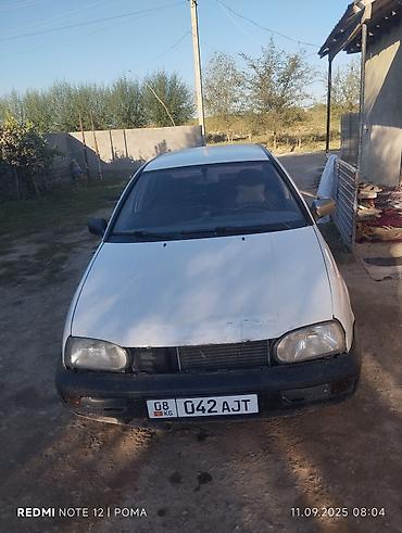 volk racing: Volkswagen Golf: 1992 г., 1.8 л, Механика, Бензин, Хэтчбэк — 5