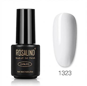 Гель лак ROSALIND - Цвет 1323 "Чистый Белый" (7 мл) Цена указана за 1