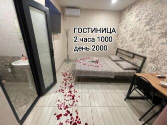 гостевые дома бишкек: Студия, Душевая кабина, Постельное белье, Кондиционер