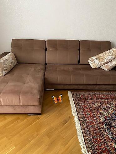 Divanlar: Künc divan, İşlənmiş, Açılan, Bazalı, Parça, Çatdırılma yoxdur — 1