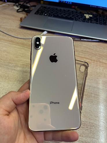 iphone хs max: IPhone Xs Max, 64 GB, Qızılı, Face ID — 4