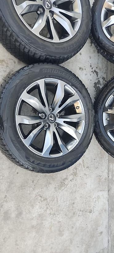 Диски: Диски от Lexus NX размер 18 оригинал f-sport . Резина 225/60/18 зима — 3
