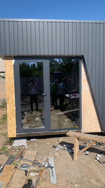 Алюминиевые окна на заказ: Перегородки стеклянные Алюминиевые перегородки Алюминиевые окна — 4