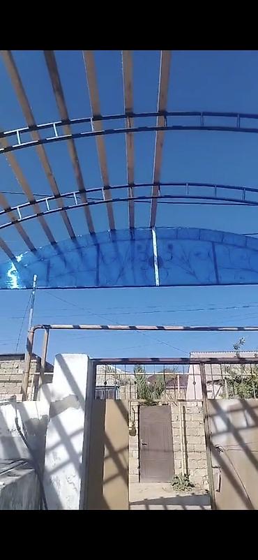 ev tipi çadır: “Nəfes işləri” – hovlu və girişlər üçün dekorativ metal karkaslı — 2