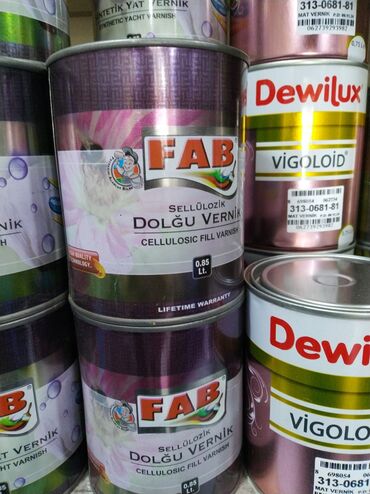 fab fasad boyalari: Lak, FAB, Kredit yoxdur