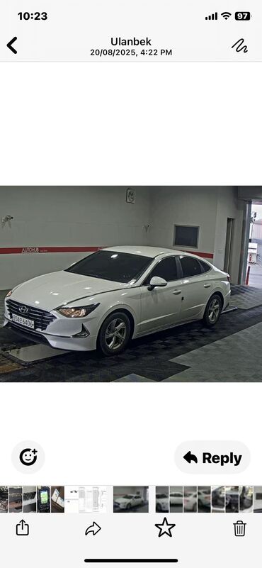Hyundai: Hyundai Sonata: 2020 г., 2 л, Автомат, Газ, Седан