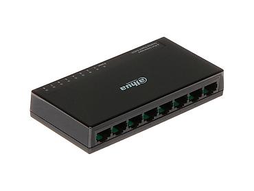 коммутаторы 24: Гигабитный 8 портовый коммутатор сетевой DAHUA DH-PFS3008-8GT-L — 2