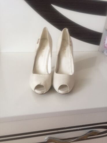 женские туфли: Туфли, Размер: 37, цвет - Белый, Новый