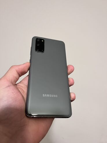 Samsung: Samsung Galaxy S20, 128 GB, rəng - Boz, Barmaq izi, Simsiz şarj, İki sim kartlı