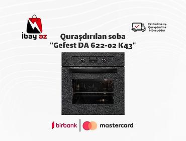 Quraşdırılan soba "Gefest DA 622-02 K43"Quraşdırılan soba Gefest DA