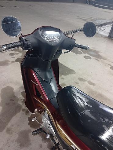t max: Honda Wave — экономичный и практичный мопед (underbone) в бордовом — 6