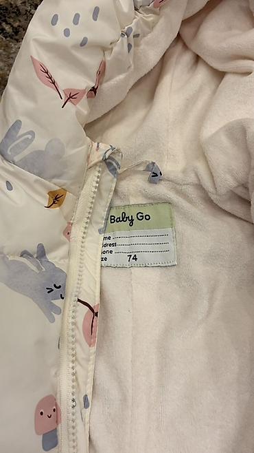 Сырткы кийимдер: Детский зимний комбинезон-конверт Baby Go, размер 74 см. Очень теплый — 2
