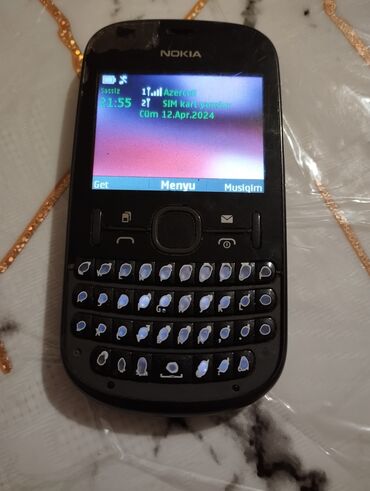 iwlenmiw telefonlarin satisi: Nokia C200, rəng - Qara