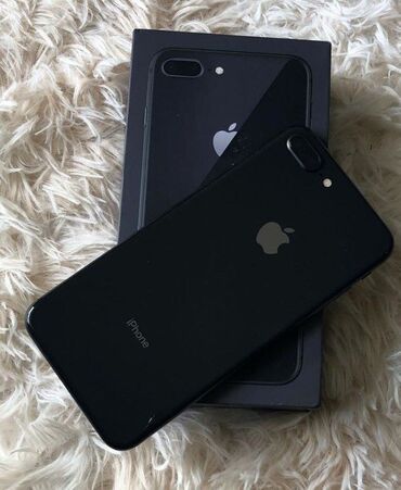 продаю айфон 8 плюс: IPhone 8 Plus, Б/у, 256 ГБ, Черный, Зарядное устройство, Защитное стекло, Чехол, 100 %