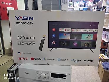 Телевизоры: Ясин 43G9 Android голосовой управления с интернетом, ресивер — 17