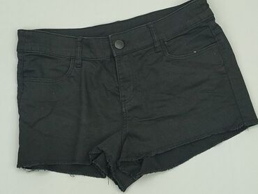 czarne spódnice krótkie: Krótkie Spodenki Damskie, H&M, M, stan - Dobry