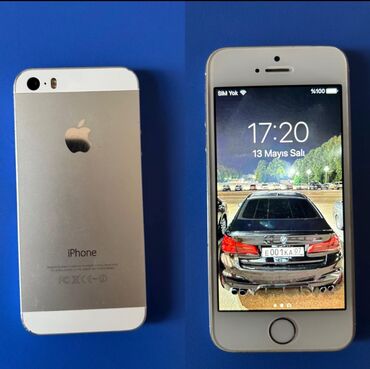 samsun s: IPhone 5s, 16 GB, Ağ, Barmaq izi, Face ID