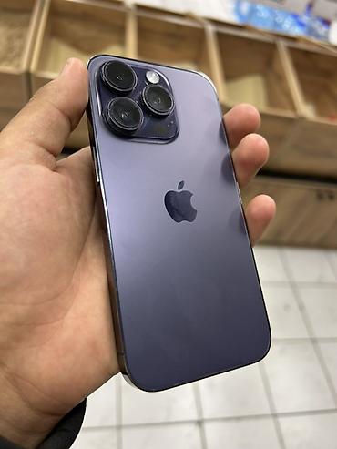 Apple iPhone: IPhone 14 Pro, Б/у, 256 ГБ, Deep Purple, 86 % — 4