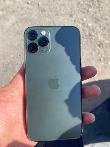 цены на бу айфоны: IPhone 11 Pro, Б/у, 64 ГБ, Зеленый, Чехол, 73 %