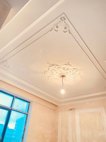 Tavan işləri: Dekorativ qəlib və kartonpiyer işləmələri – professional hazırlanma və — 6