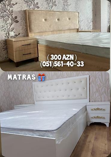 taxt çarpayı: Yeni, İkinəfərlik çarpayı, Bazasız, Matras ilə, Siyirməsiz, Rusiya — 1