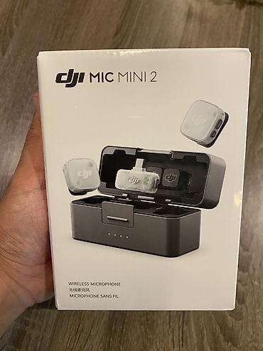 ses oturucu: DJI Mic Mini 2 — kompakt simsiz mikrofon sistemi. Çəkilişlər, vlog — 1