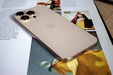 iphone satisi: IPhone 16 Pro Max, 256 GB, Desert Titanium — 1