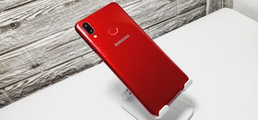 Samsung: Samsung A10s, Б/у, 32 ГБ, цвет - Красный, 2 SIM