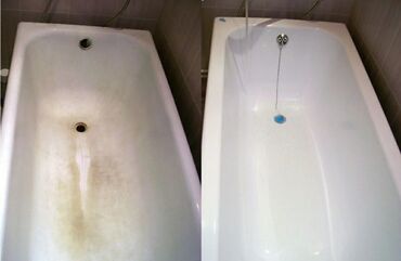 Покраска: Отбелить ванну Эмалировка ванн в Бишкеке. Ваша ванна пожелтела и ничем