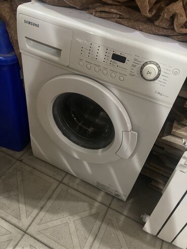 Çaydanlar: Paltaryuyan maşın Samsung, 7 kq, Avtomat, Qurutmasız, Kredit yoxdur