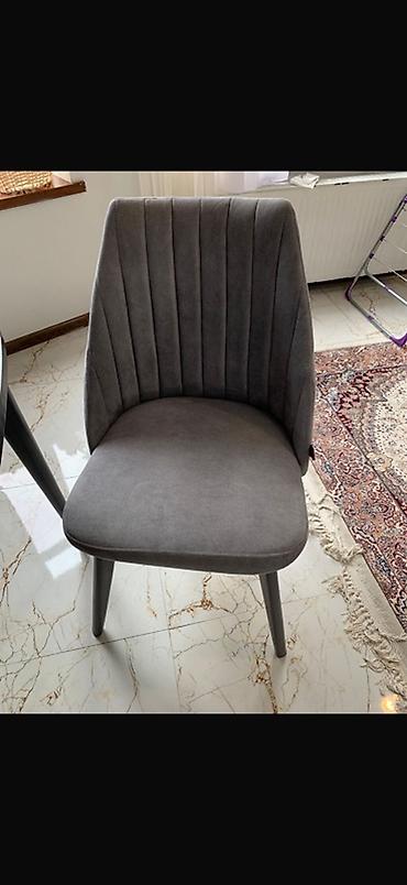 peride: Yemək otağı üçün masa və 6 stuldan ibarət dəst.temiz Turkiyenindi — 2